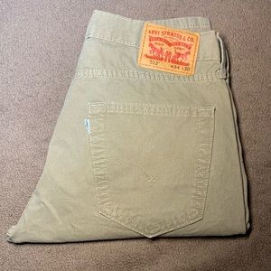 Men’s Levi Slim Taper Pants 512 Beige 34/30